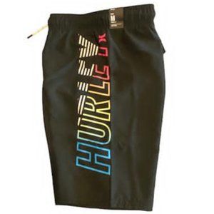 Hurley - short cortos con elástico para niño talla M color negro